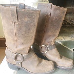 Frye harness boots